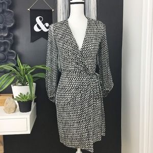 Diane Von Furstenberg classic Sigourney wrap dress